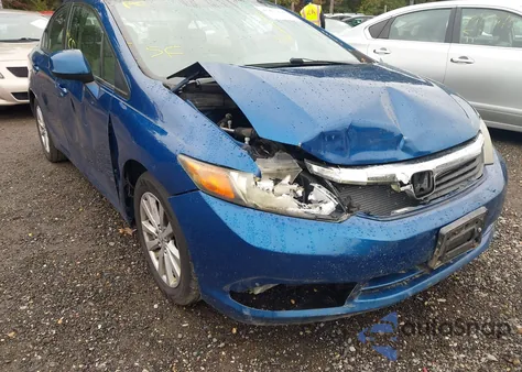 2012 Honda Civic Ex from USA, damaged, VIN 19XFB2F83CE336153